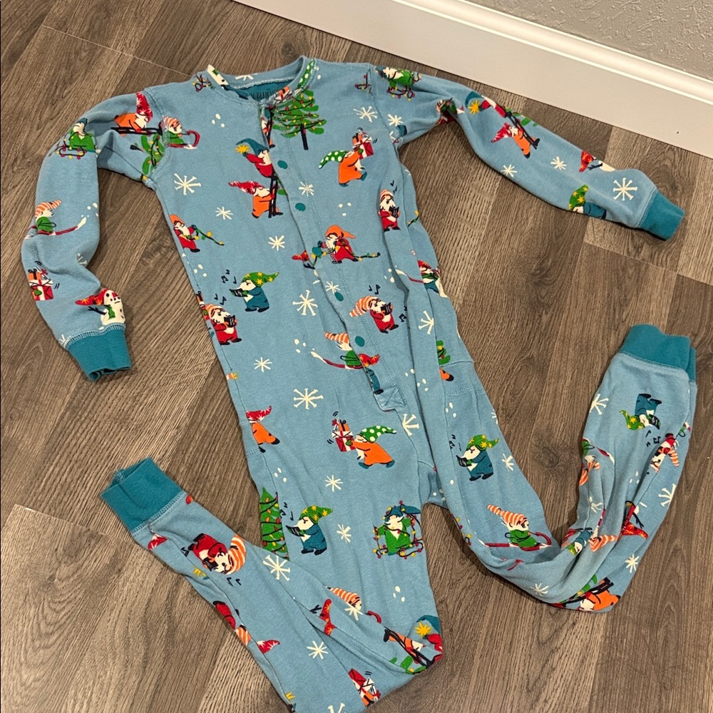 Little Blue House Festive Onesie Pajamas